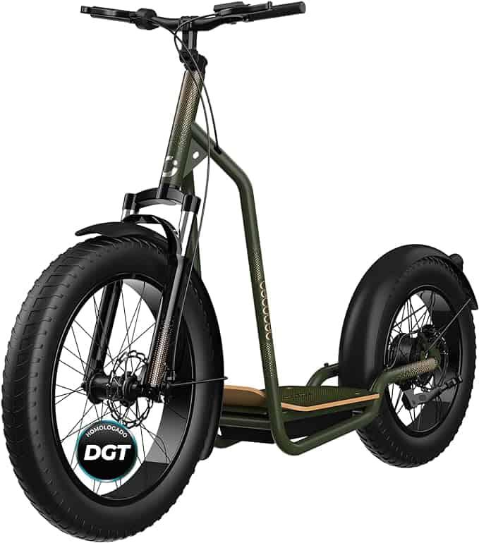 Escooter con motor de 1300 W (1000 W nominal) y autonomía de 60 km - THE G.O.A.T. GROUP