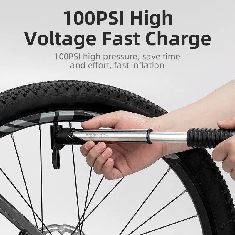 Bomba de bicicleta inteligente | Ligero y compacto. Bomba portátil con 100 PSI - THE G.O.A.T. GROUP
